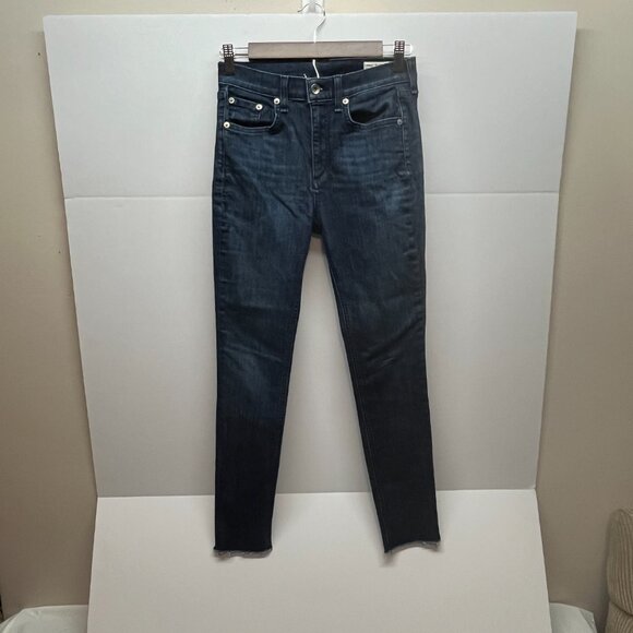 Rag‎ & Bone Jeans Women's 26 Blue High Rise Ankle Skinny Denim 26 - Picture 1 of 14